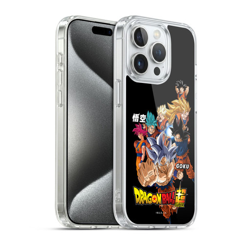 Dragon Ball Super Universe Survival Characters Goku Soft Gel Case for Apple iPhone 15 Pro & MagSafe