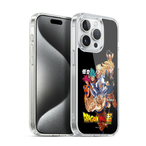 Dragon Ball Super Universe Survival Characters Goku Soft Gel Case for Apple iPhone 15 Pro & MagSafe