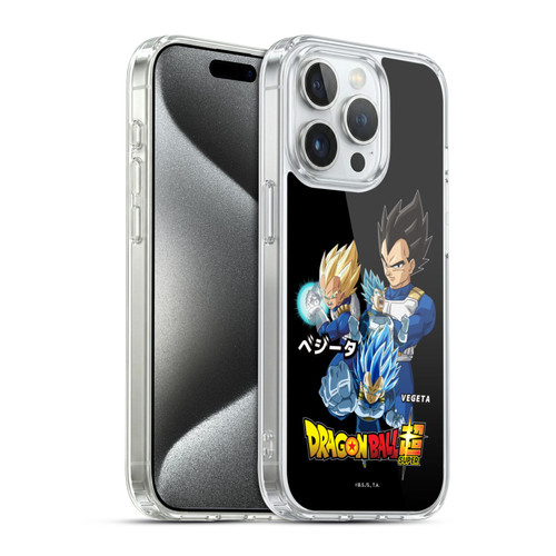 Dragon Ball Super Universe Survival Characters Vegeta Soft Gel Case for Apple iPhone 15 Pro & MagSafe