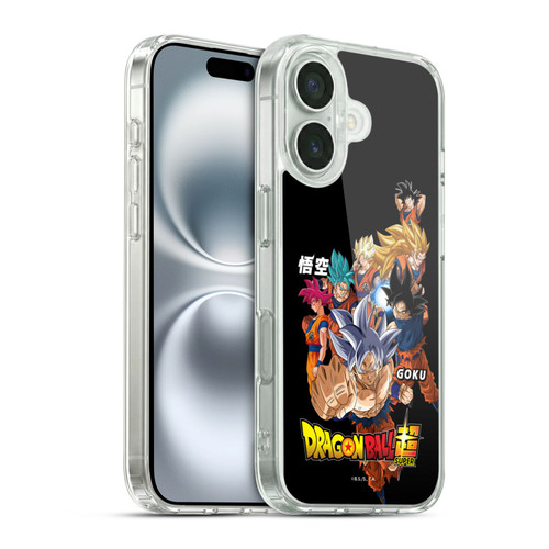 Dragon Ball Super Universe Survival Characters Goku Soft Gel Case for Apple iPhone 16 & MagSafe