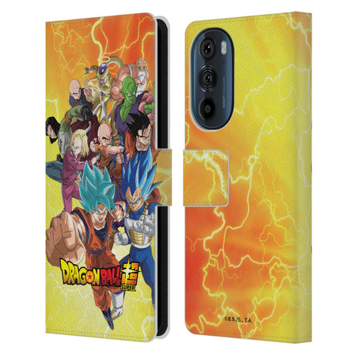 Dragon Ball Super Universe Survival Arc Universe 7 Group Leather Book Wallet Case Cover For Motorola Edge 30