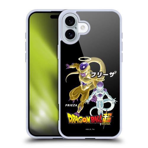 Dragon Ball Super Universe Survival Characters Frieza Soft Gel Case for Apple iPhone 16 Plus