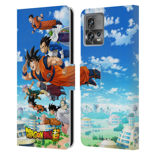 Dragon Ball Super Universe Survival Arc Group Leather Book Wallet Case Cover For Motorola Moto Edge 30 Fusion