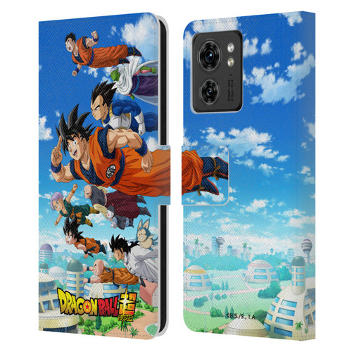 Dragon Ball Super Universe Survival Arc Group Leather Book Wallet Case Cover For Motorola Moto Edge 40