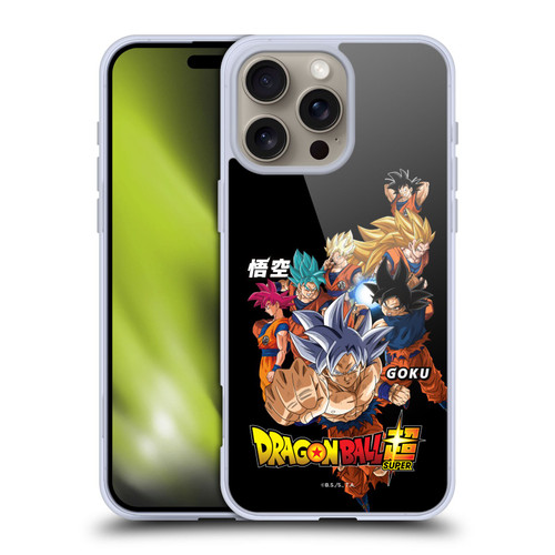 Dragon Ball Super Universe Survival Characters Goku Soft Gel Case for Apple iPhone 16 Pro Max