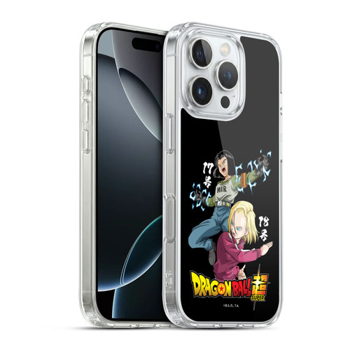 Dragon Ball Super Universe Survival Characters Android 17 & 18 Soft Gel Case for Apple iPhone 16 Pro & MagSafe