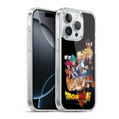 Dragon Ball Super Universe Survival Characters Goku Soft Gel Case for Apple iPhone 16 Pro & MagSafe