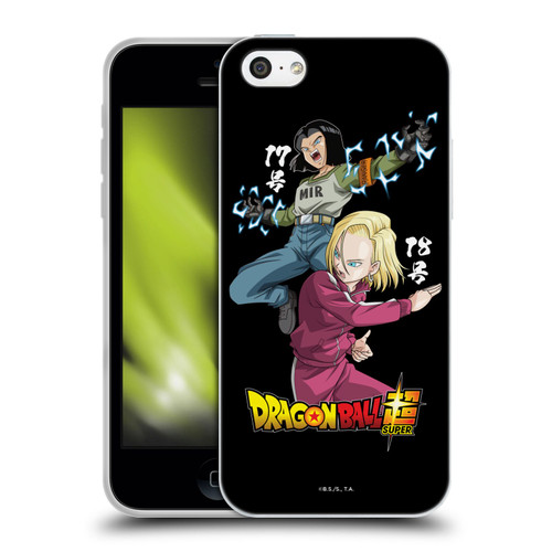Dragon Ball Super Universe Survival Characters Android 17 & 18 Soft Gel Case for Apple iPhone 5c