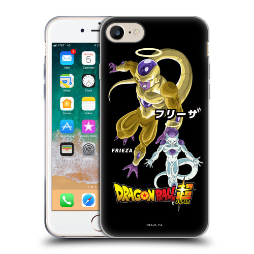 Dragon Ball Super Universe Survival Characters Frieza Soft Gel Case for Apple iPhone 7 / 8 / SE 2020 & 2022 & MagSafe