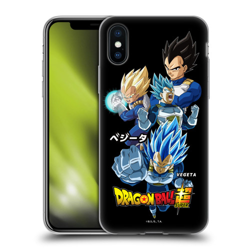 Dragon Ball Super Universe Survival Characters Vegeta Soft Gel Case for Apple iPhone X / iPhone XS