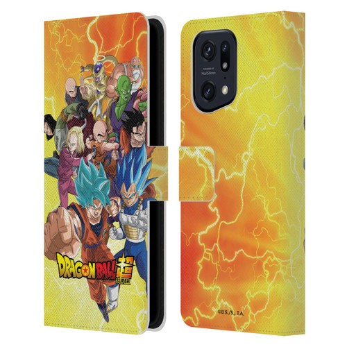 Dragon Ball Super Universe Survival Arc Universe 7 Group Leather Book Wallet Case Cover For OPPO Find X5 Pro