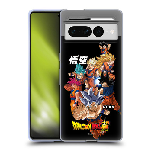 Dragon Ball Super Universe Survival Characters Goku Soft Gel Case for Google Pixel 7 Pro