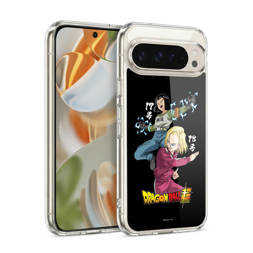 Dragon Ball Super Universe Survival Characters Android 17 & 18 Soft Gel Case for Google Pixel 9 / Pixel 9 Pro
