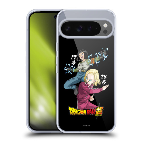 Dragon Ball Super Universe Survival Characters Android 17 & 18 Soft Gel Case for Google Pixel 9 Pro XL