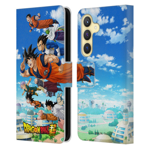 Dragon Ball Super Universe Survival Arc Group Leather Book Wallet Case Cover For Samsung Galaxy S24 5G