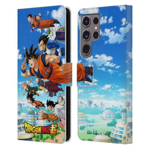 Dragon Ball Super Universe Survival Arc Group Leather Book Wallet Case Cover For Samsung Galaxy S24 Ultra 5G
