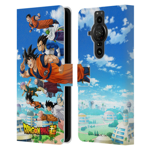 Dragon Ball Super Universe Survival Arc Group Leather Book Wallet Case Cover For Sony Xperia Pro-I