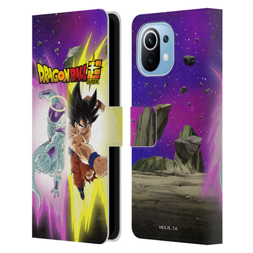 Dragon Ball Super Universe Survival Arc Frieza And Goku Leather Book Wallet Case Cover For Xiaomi Mi 11