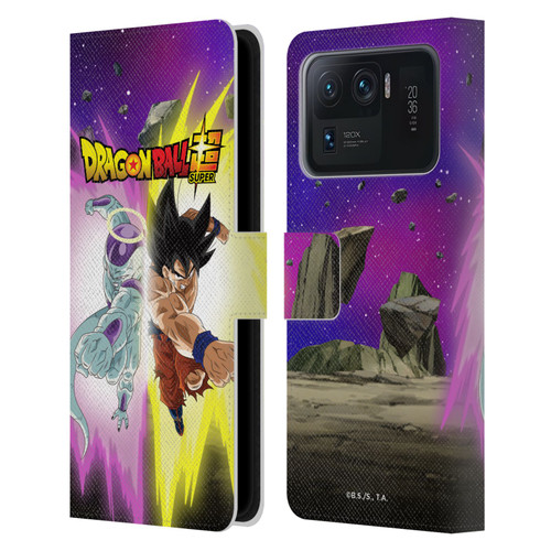 Dragon Ball Super Universe Survival Arc Frieza And Goku Leather Book Wallet Case Cover For Xiaomi Mi 11 Ultra