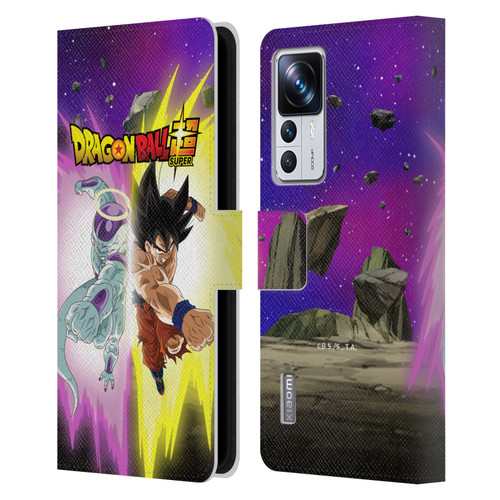 Dragon Ball Super Universe Survival Arc Frieza And Goku Leather Book Wallet Case Cover For Xiaomi 12T Pro