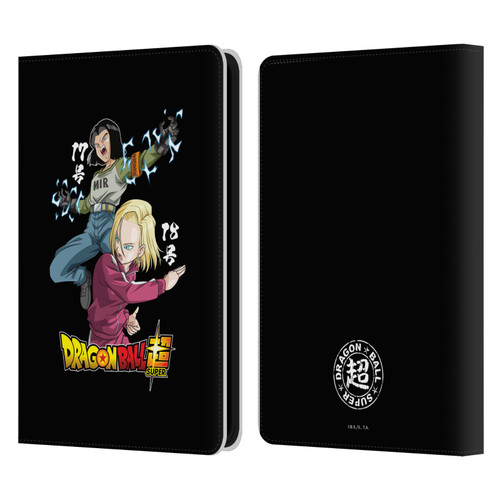 Dragon Ball Super Universe Survival Characters Android 17 & 18 Leather Book Wallet Case Cover For Amazon Kindle 11th Gen 6in 2022