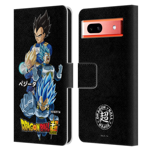 Dragon Ball Super Universe Survival Characters Vegeta Leather Book Wallet Case Cover For Google Pixel 7a
