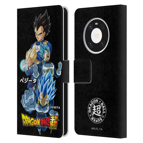 Dragon Ball Super Universe Survival Characters Vegeta Leather Book Wallet Case Cover For Huawei Mate 40 Pro 5G
