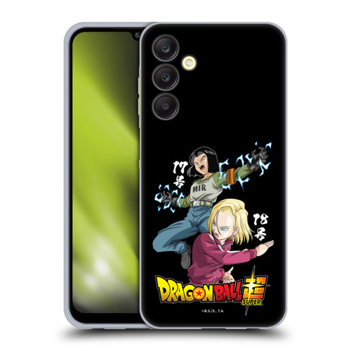 Dragon Ball Super Universe Survival Characters Android 17 & 18 Soft Gel Case for Samsung Galaxy A25 5G