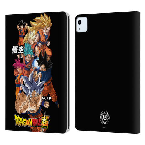 Dragon Ball Super Universe Survival Characters Goku Leather Book Wallet Case Cover For Apple iPad Air 11 2020/2022/2024