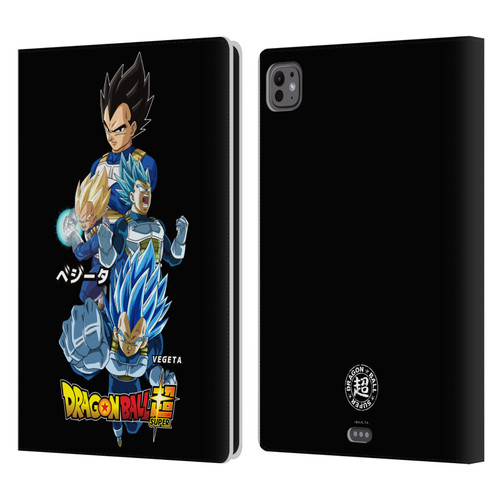 Dragon Ball Super Universe Survival Characters Vegeta Leather Book Wallet Case Cover For Apple iPad Pro 11 M4 2024