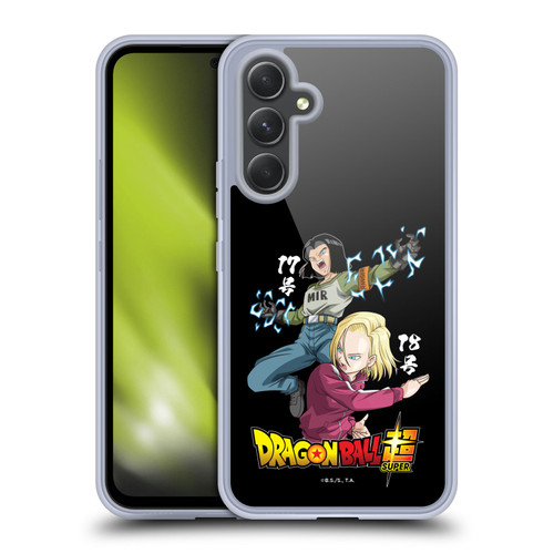 Dragon Ball Super Universe Survival Characters Android 17 & 18 Soft Gel Case for Samsung Galaxy A54 5G
