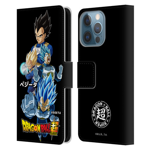 Dragon Ball Super Universe Survival Characters Vegeta Leather Book Wallet Case Cover For Apple iPhone 13 Pro