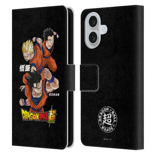 Dragon Ball Super Universe Survival Characters Gohan Leather Book Wallet Case Cover For Apple iPhone 16