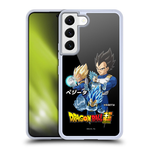 Dragon Ball Super Universe Survival Characters Vegeta Soft Gel Case for Samsung Galaxy S22 5G