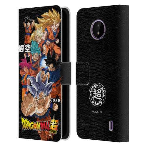 Dragon Ball Super Universe Survival Characters Goku Leather Book Wallet Case Cover For Nokia C10 / C20