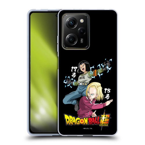 Dragon Ball Super Universe Survival Characters Android 17 & 18 Soft Gel Case for Xiaomi Redmi Note 12 Pro 5G