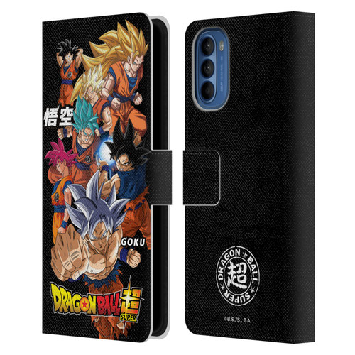 Dragon Ball Super Universe Survival Characters Goku Leather Book Wallet Case Cover For Motorola Moto G41