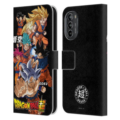 Dragon Ball Super Universe Survival Characters Goku Leather Book Wallet Case Cover For Motorola Moto G82 5G