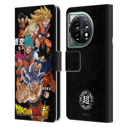 Dragon Ball Super Universe Survival Characters Goku Leather Book Wallet Case Cover For OnePlus 11 5G