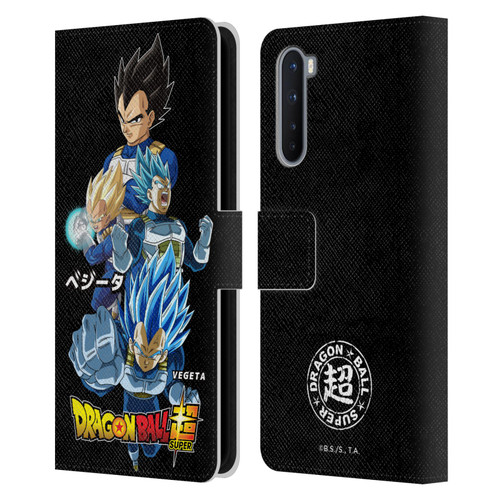 Dragon Ball Super Universe Survival Characters Vegeta Leather Book Wallet Case Cover For OnePlus Nord 5G