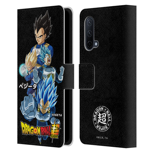 Dragon Ball Super Universe Survival Characters Vegeta Leather Book Wallet Case Cover For OnePlus Nord CE 5G