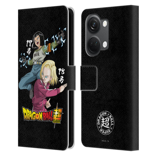 Dragon Ball Super Universe Survival Characters Android 17 & 18 Leather Book Wallet Case Cover For OnePlus Nord 3 5G
