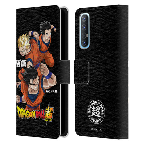 Dragon Ball Super Universe Survival Characters Gohan Leather Book Wallet Case Cover For OPPO Find X2 Neo 5G