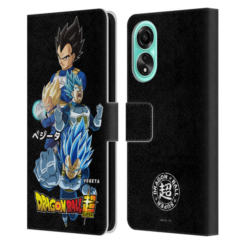 Dragon Ball Super Universe Survival Characters Vegeta Leather Book Wallet Case Cover For OPPO A78 4G