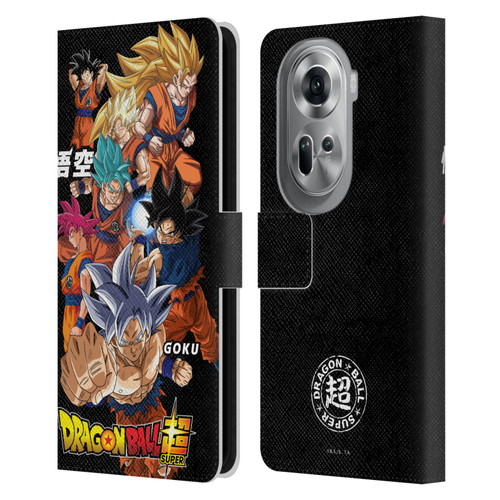 Dragon Ball Super Universe Survival Characters Goku Leather Book Wallet Case Cover For OPPO Reno11 Pro