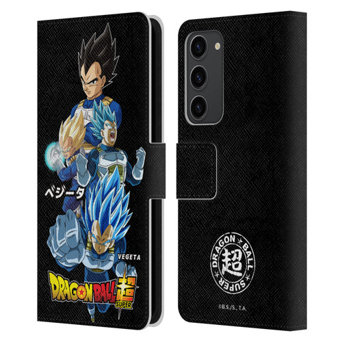 Dragon Ball Super Universe Survival Characters Vegeta Leather Book Wallet Case Cover For Samsung Galaxy S23+ 5G