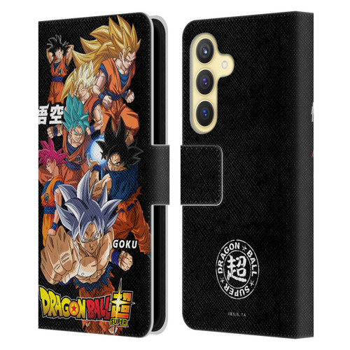 Dragon Ball Super Universe Survival Characters Goku Leather Book Wallet Case Cover For Samsung Galaxy S24 5G