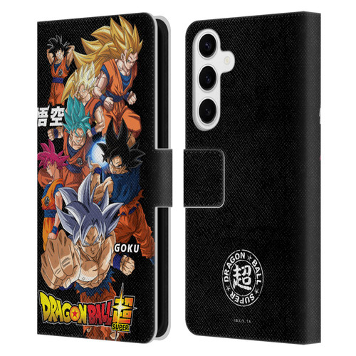 Dragon Ball Super Universe Survival Characters Goku Leather Book Wallet Case Cover For Samsung Galaxy S24+ 5G