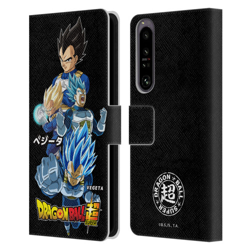 Dragon Ball Super Universe Survival Characters Vegeta Leather Book Wallet Case Cover For Sony Xperia 1 IV
