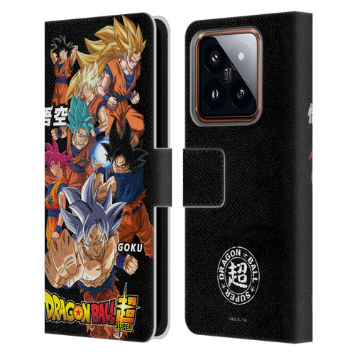 Dragon Ball Super Universe Survival Characters Goku Leather Book Wallet Case Cover For Xiaomi 14